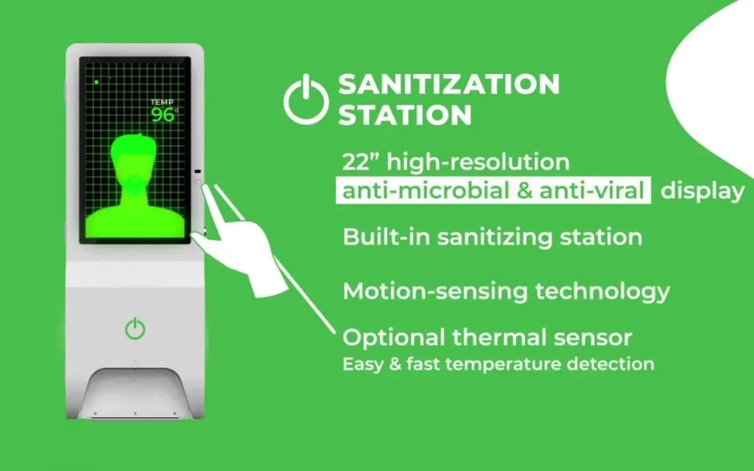 MetroClick&rsquo;s 22&Prime; High Resolution Anti-Microbial and Anti-Viral Display