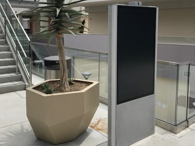 outdoor kiosk 2 sides