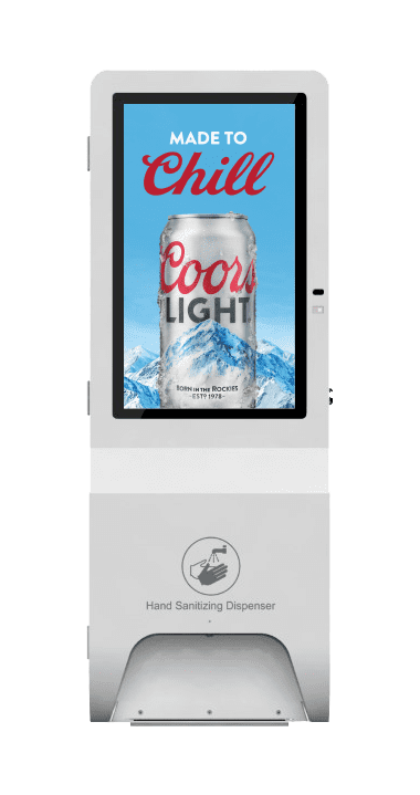 sanitizing-beer metroclick-interactive-touchscreens-retail-touchscreen-kiosks