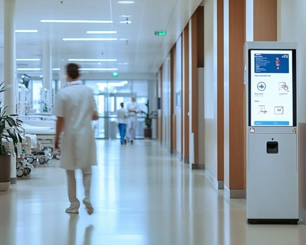 metroclick kiosk in hospital